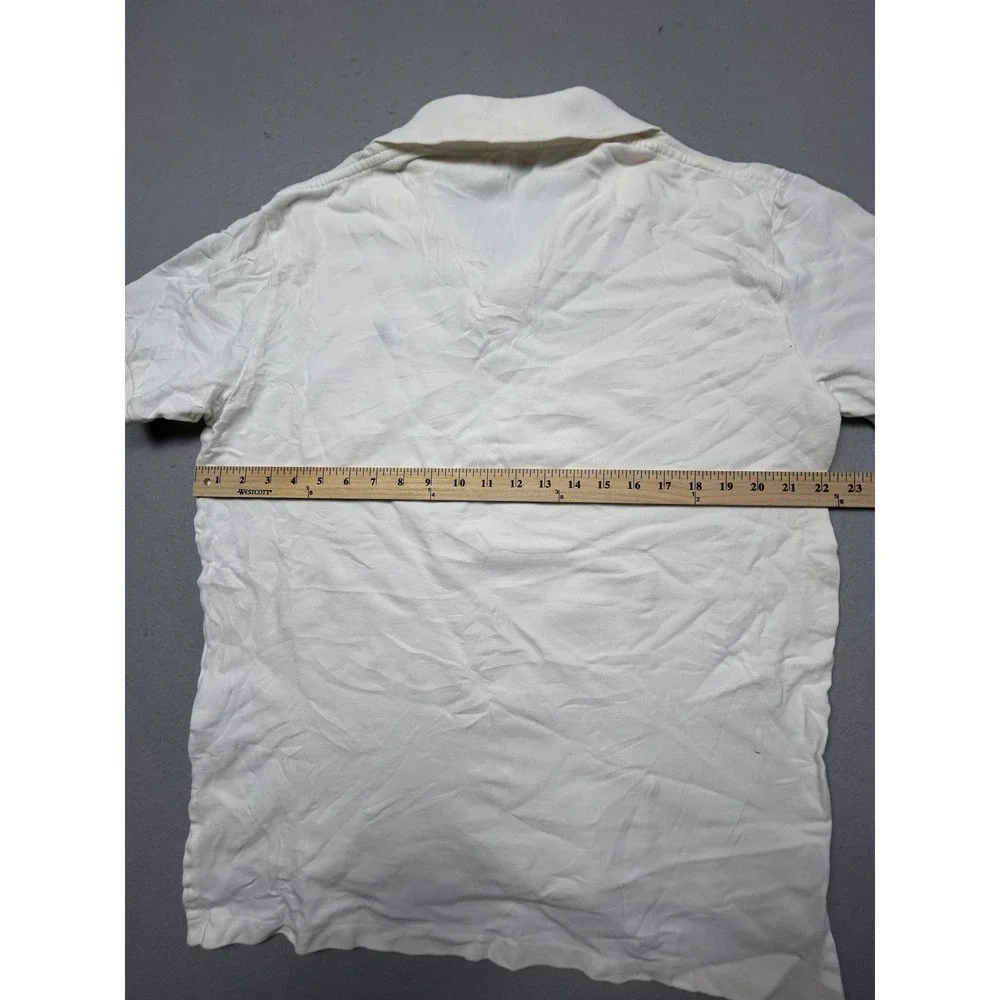 Polo Ralph Lauren Polo Shirt Cotton Pique White L Mens